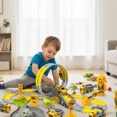 Circuit-voiture-enfant-ludique