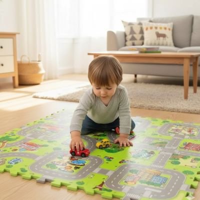 Tapis-circuit-voiture-ludique